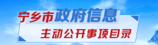寧鄉市政府信息主動公開事項目錄